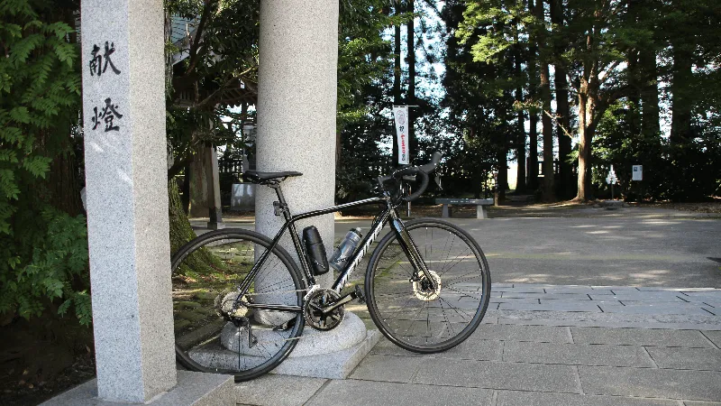 杉原神社と愛車