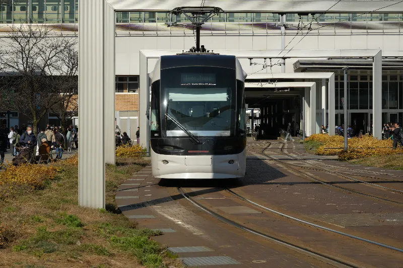 2025春サイクリング富山駅前ポートラム