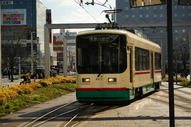 2025春サイクリング富山駅前路面電車