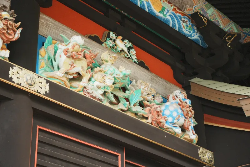 妙義神社拝殿彫刻